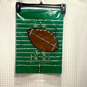 VINTAGE 1997 NWOT Football garden flag!